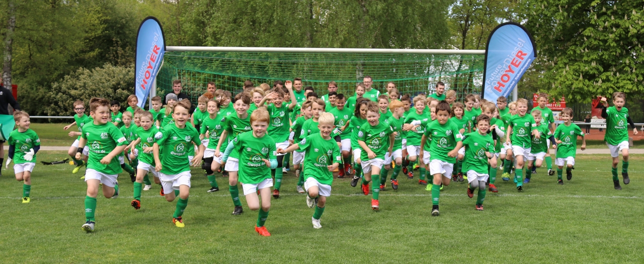 Werder Fußballschule begeistert Nachwuchskicker in Visselhövede